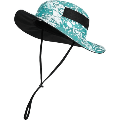 Lightweight Wide Brim Sun Hat For Outdoor Activities And Travel - USA Fish Bait