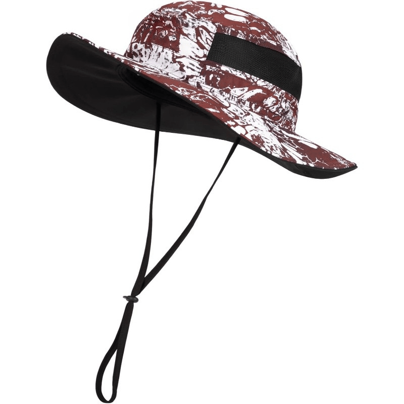 Lightweight Wide Brim Sun Hat For Outdoor Activities And Travel-USA Fish Bait