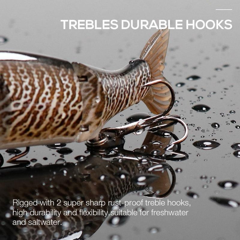 5Pcs Sinking Wobblers For Pike Fishing Lure Set 11.5CM 17G-USA Fish Bait