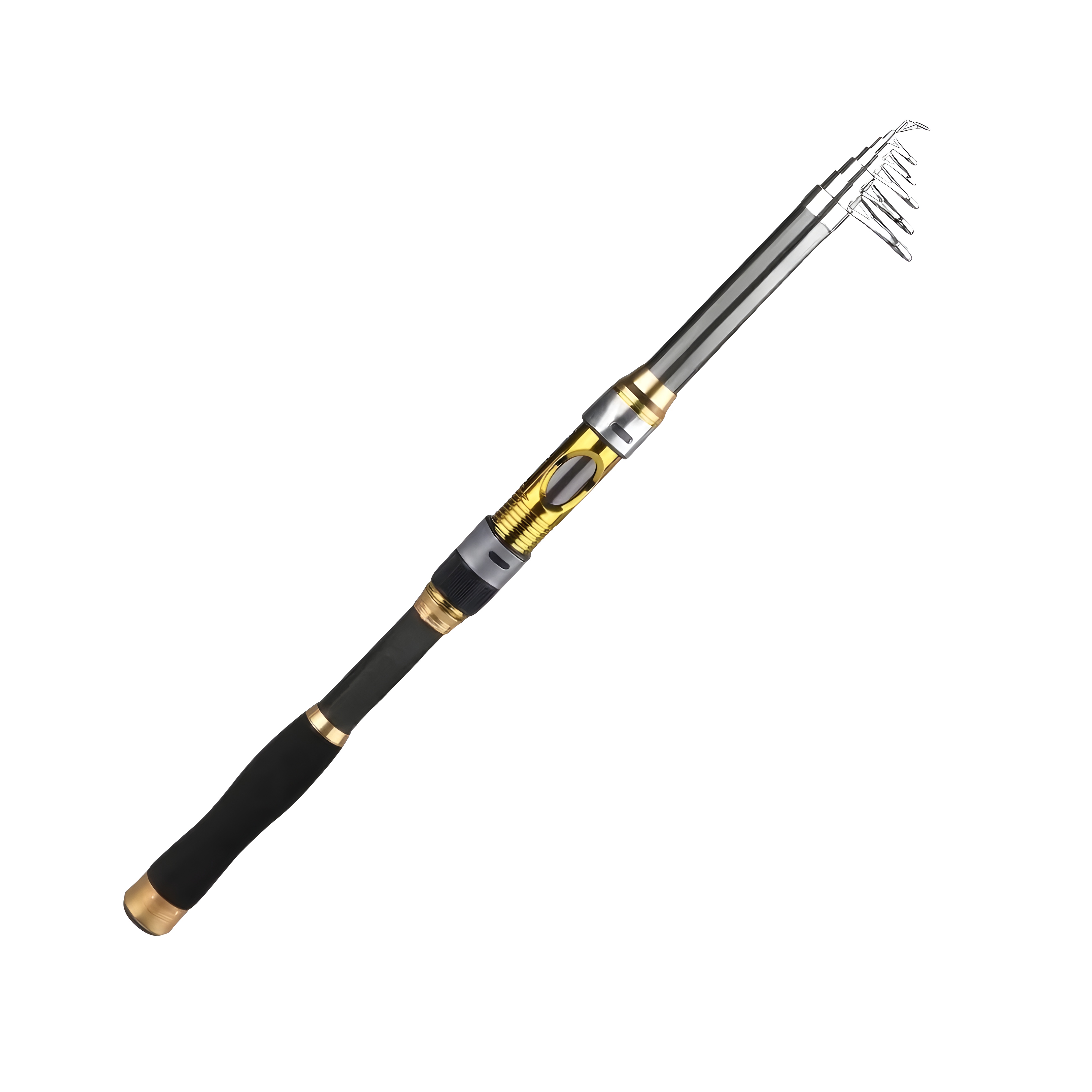 Fishing Rod Ultralight Carbon Fiber Portable Fishing Pole