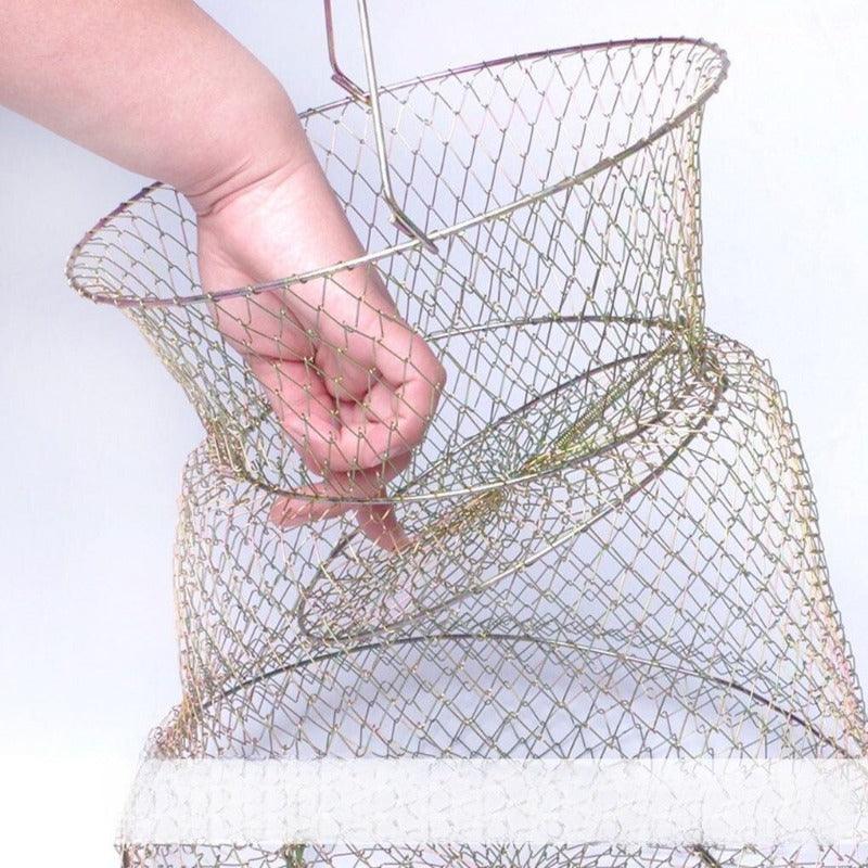 Folding Steel Wire Net-USA Fish Bait