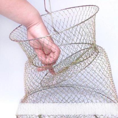 Folding Steel Wire Net-USA Fish Bait