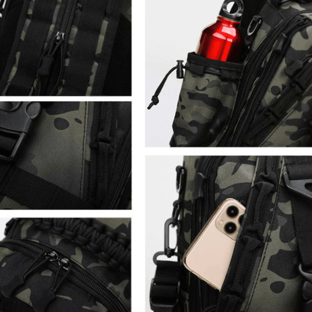 Fishing Tackle Backpack With Rod Holder - USA Fish Bait