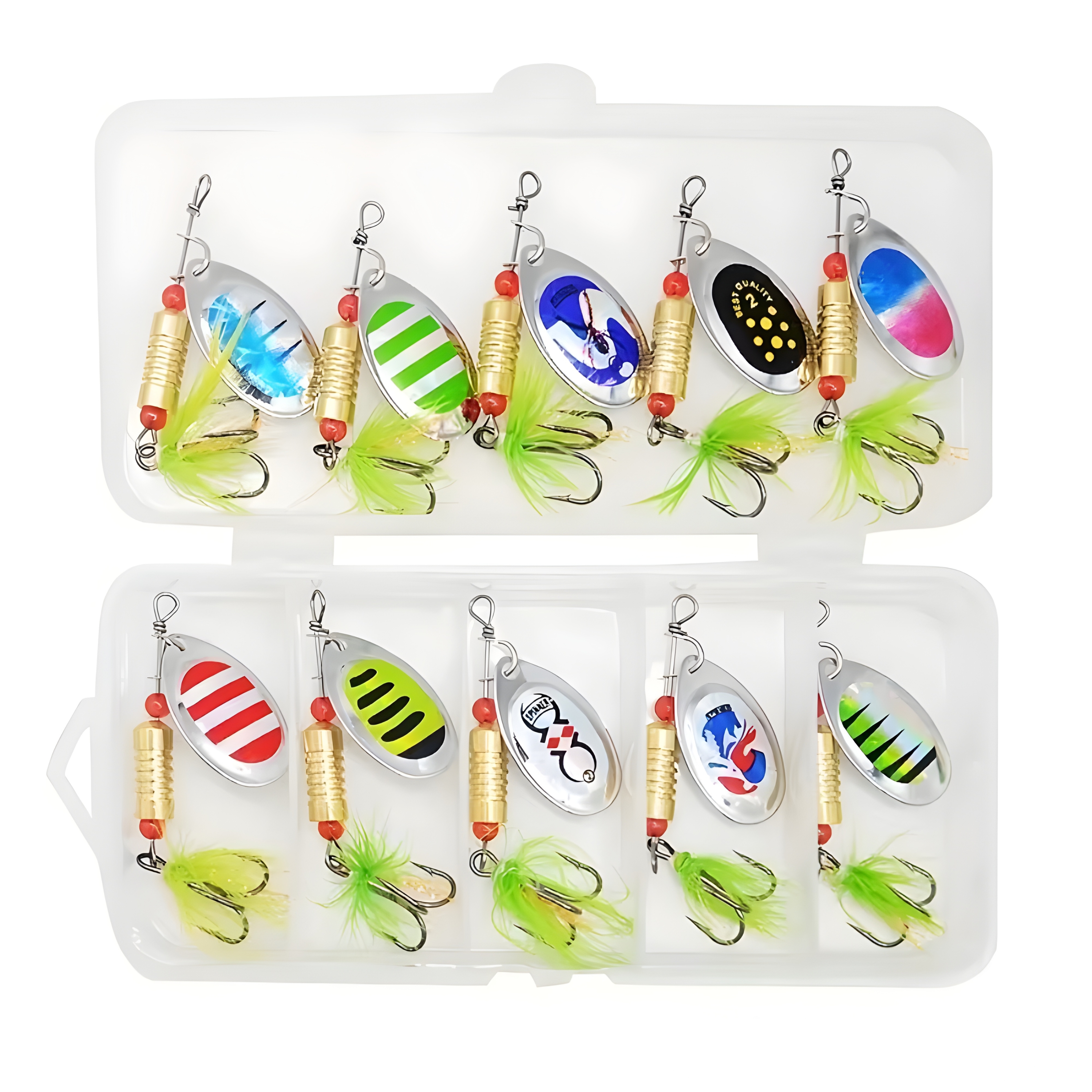 16pcs/10pcs Lua Rotating Composite Sequin Bag Set, Hand-Rotated Metal Lua Sequin