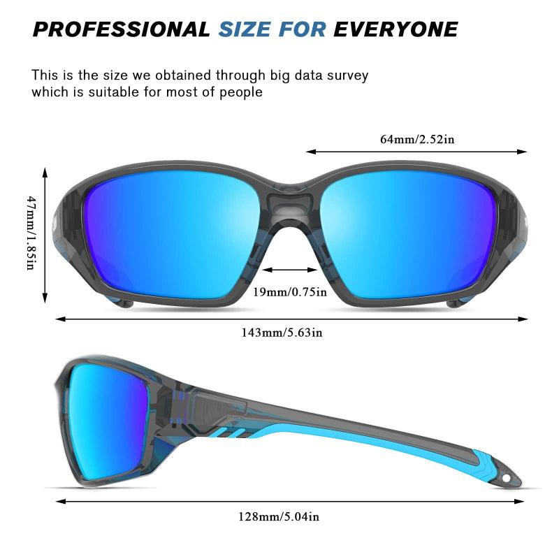 Polarized Sports Outdoor Sunglasses-USA Fish Bait