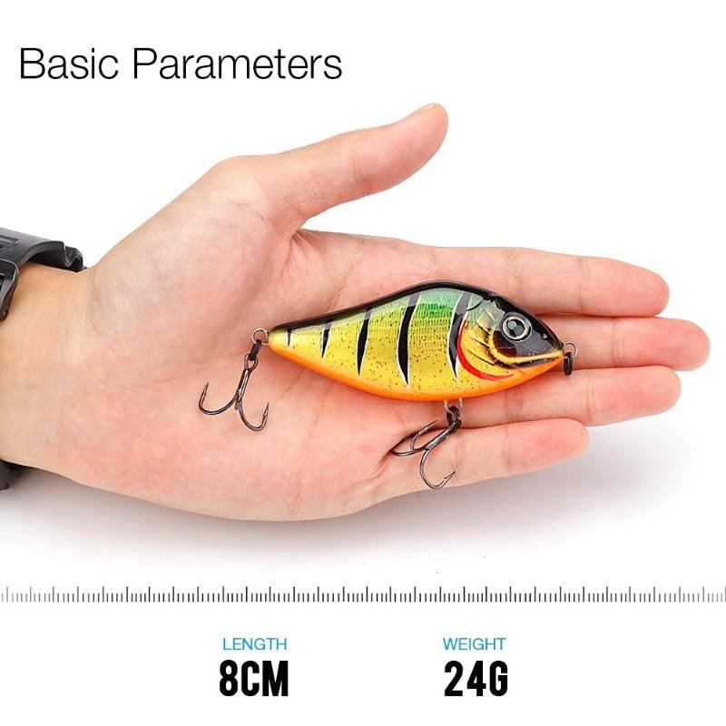 Pike Sinking Wobblers Lure-USA Fish Bait