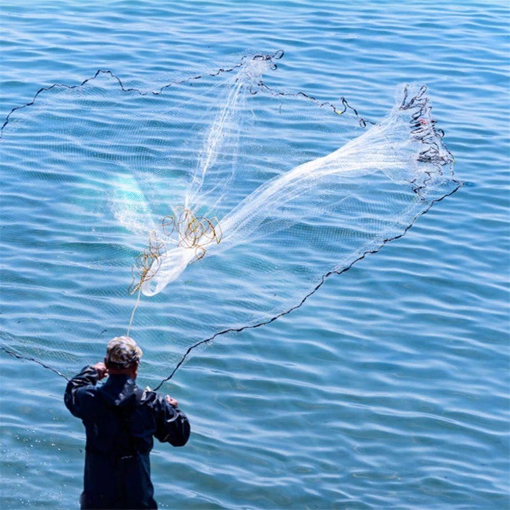 Hand Cast Fishing Net-USA Fish Bait