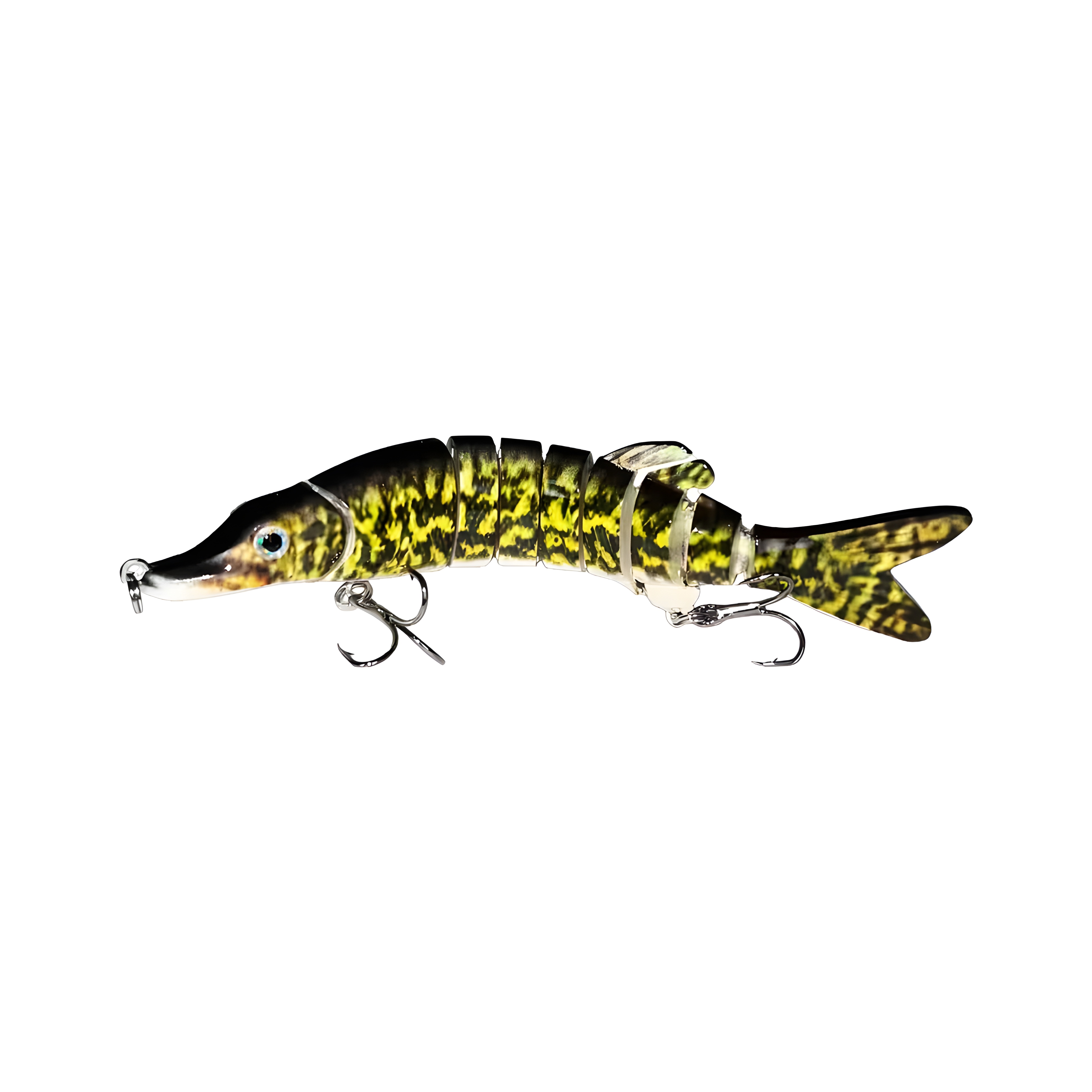 Full-Size Multi Jointed Swimbait, Slow Sinking Segmented Bass Fishing Lure, Swimming Fishing Lure