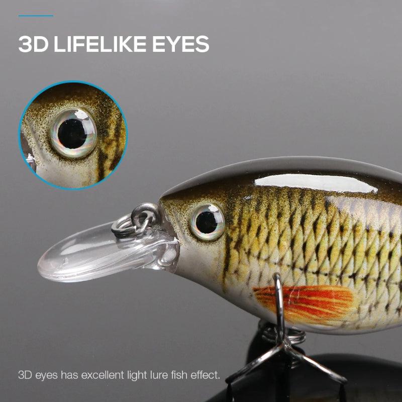 Crankbaits Artificial Fishing Lures-USA Fish Bait