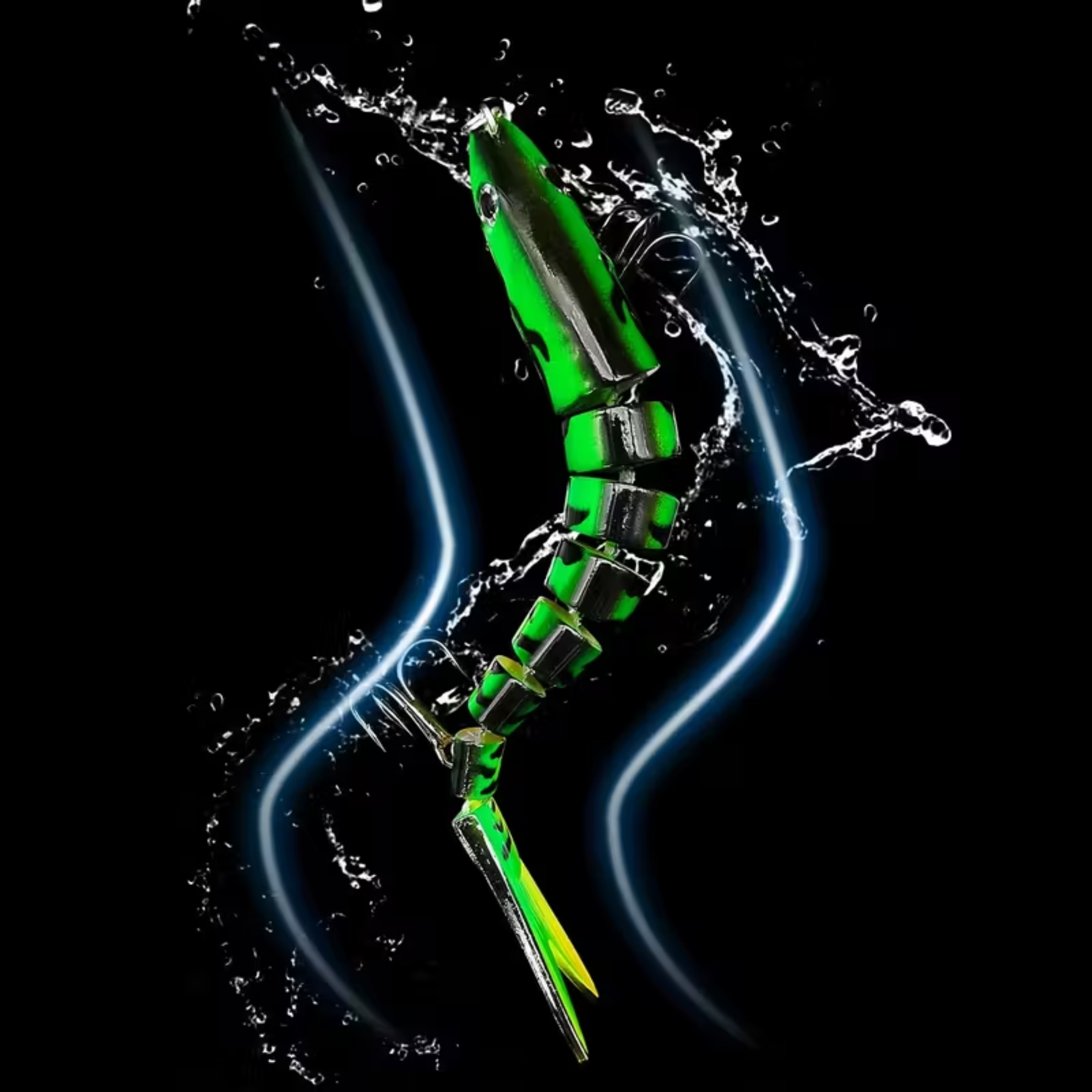 Fishing Lures Multi Jointed Swimbait Crankbait Slow Sinking Bionic Artificial Bait Freshwater Saltwater Trout Bass