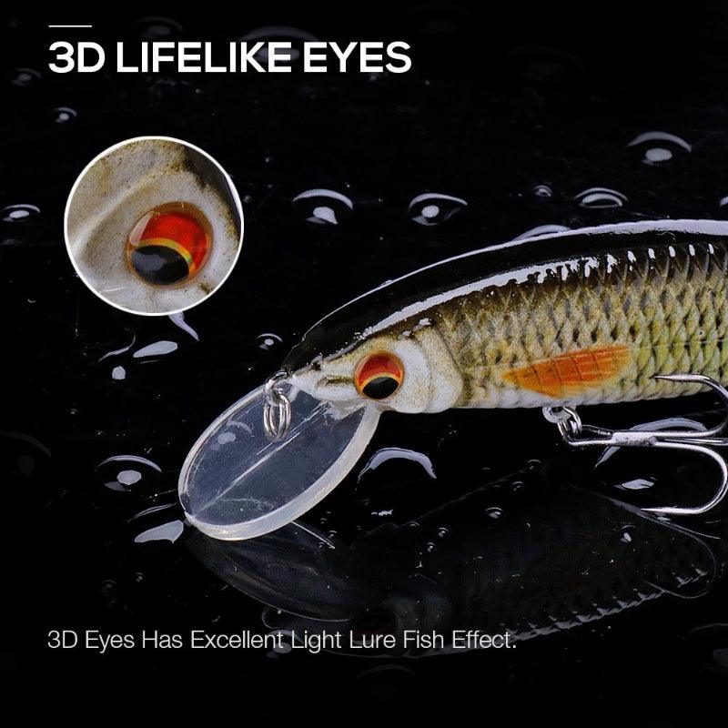 Black Minnow Fishing Lures-USA Fish Bait