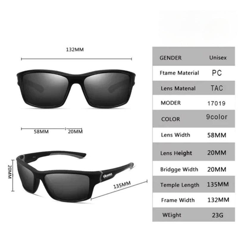 Men's Driving Polarized Sunglasses-USA Fish Bait