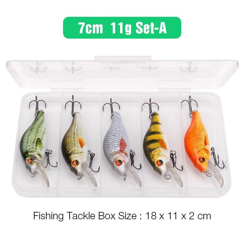 Floating Minnow Wobblers Lure-USA Fish Bait