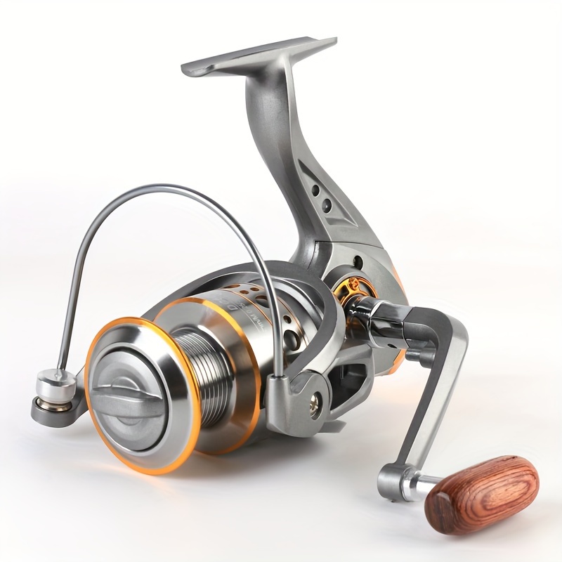 BILLINGS DC 1000~7000 Series, 5.2:1 Gear Ratio, 26LB Max Drag, Aluminum Alloy Metal Spool, Spinning Fishing Reel, for Freshwater and Saltwater