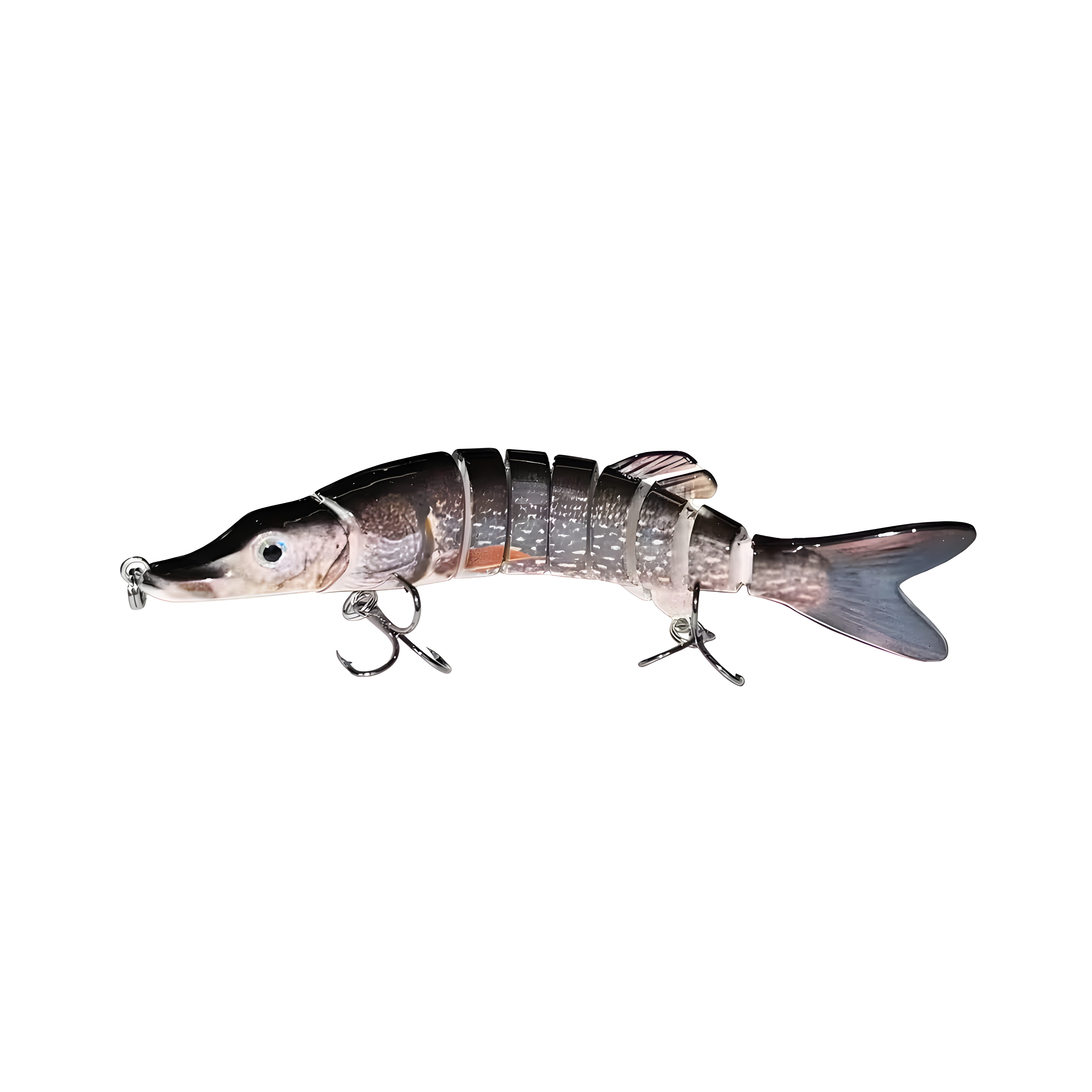 Full-Size Multi Jointed Swimbait, Slow Sinking Segmented Bass Fishing Lure, Swimming Fishing Lure