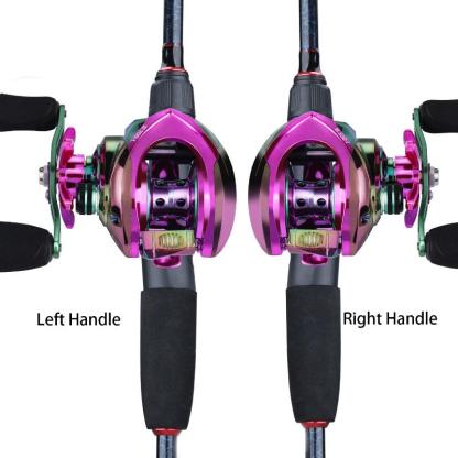 Travel Fishing Rod with Carbon Rod & Baitcasting Reel - USA Fish Bait