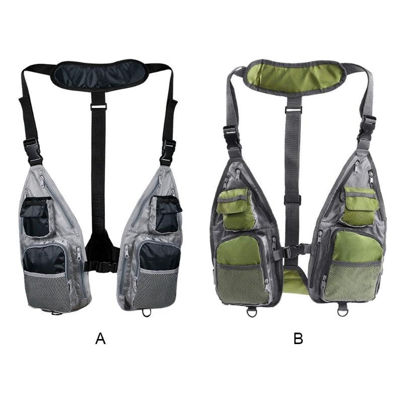 Portable Professional Free Size Casual Unisex Multi-Pocket Vest-USA Fish Bait