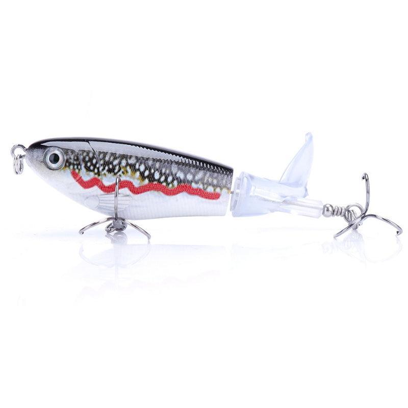 8CM 14G Topwater Whopper Popper Lures-USA Fish Bait