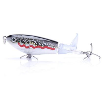 8CM 14G Topwater Whopper Popper Lures-USA Fish Bait