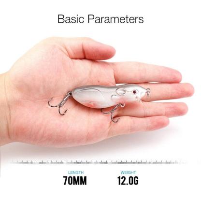 Hard Swimbait Crankbait Black Minnow Fishing Lure - USA Fish Bait