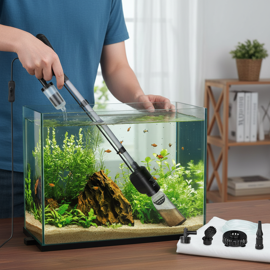 6 In 1 Electric Aquarium Gravel Cleaner