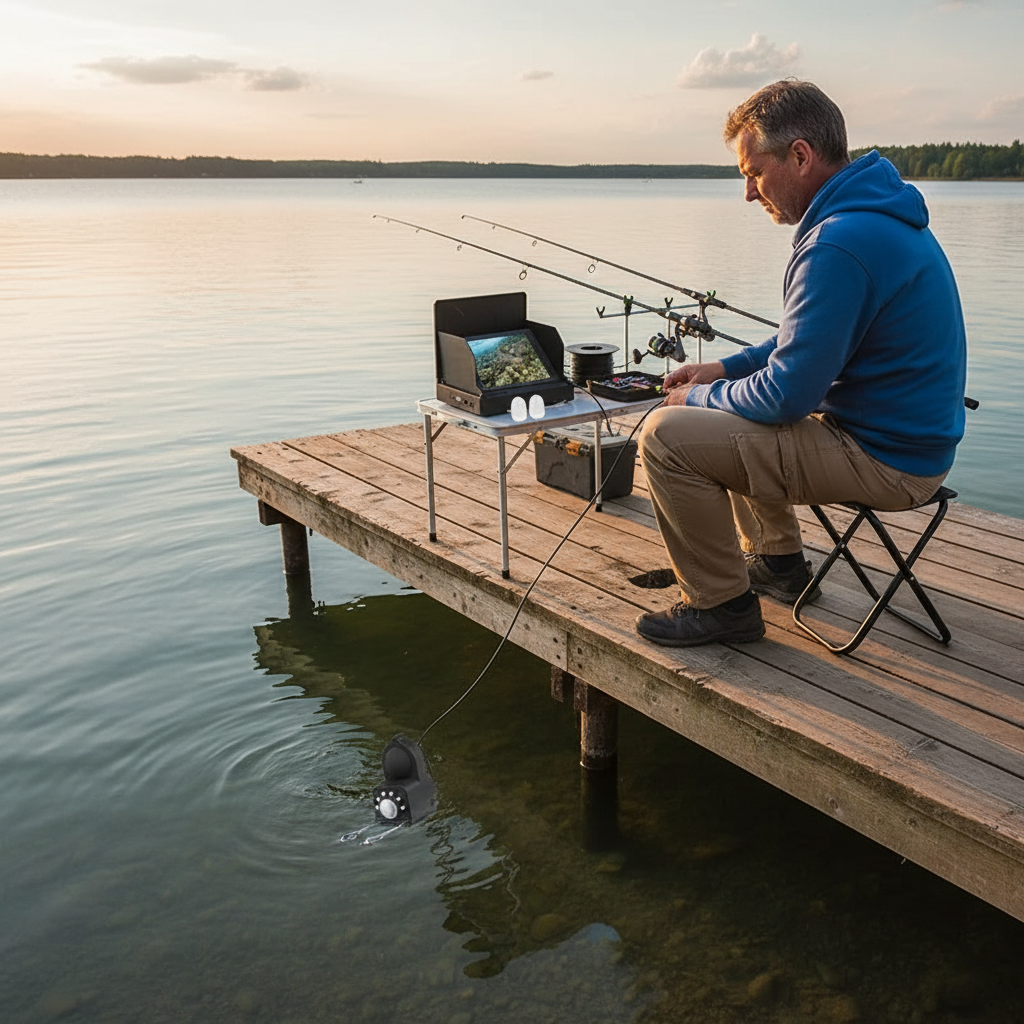 4.3 Inch HD Underwater Fishing Camera With Night Vision