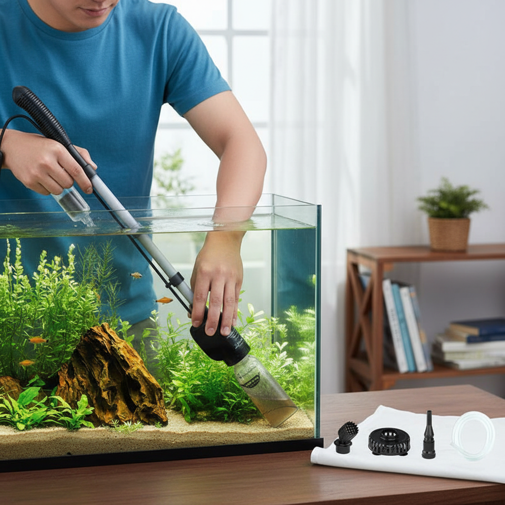 6 In 1 Electric Aquarium Gravel Cleaner