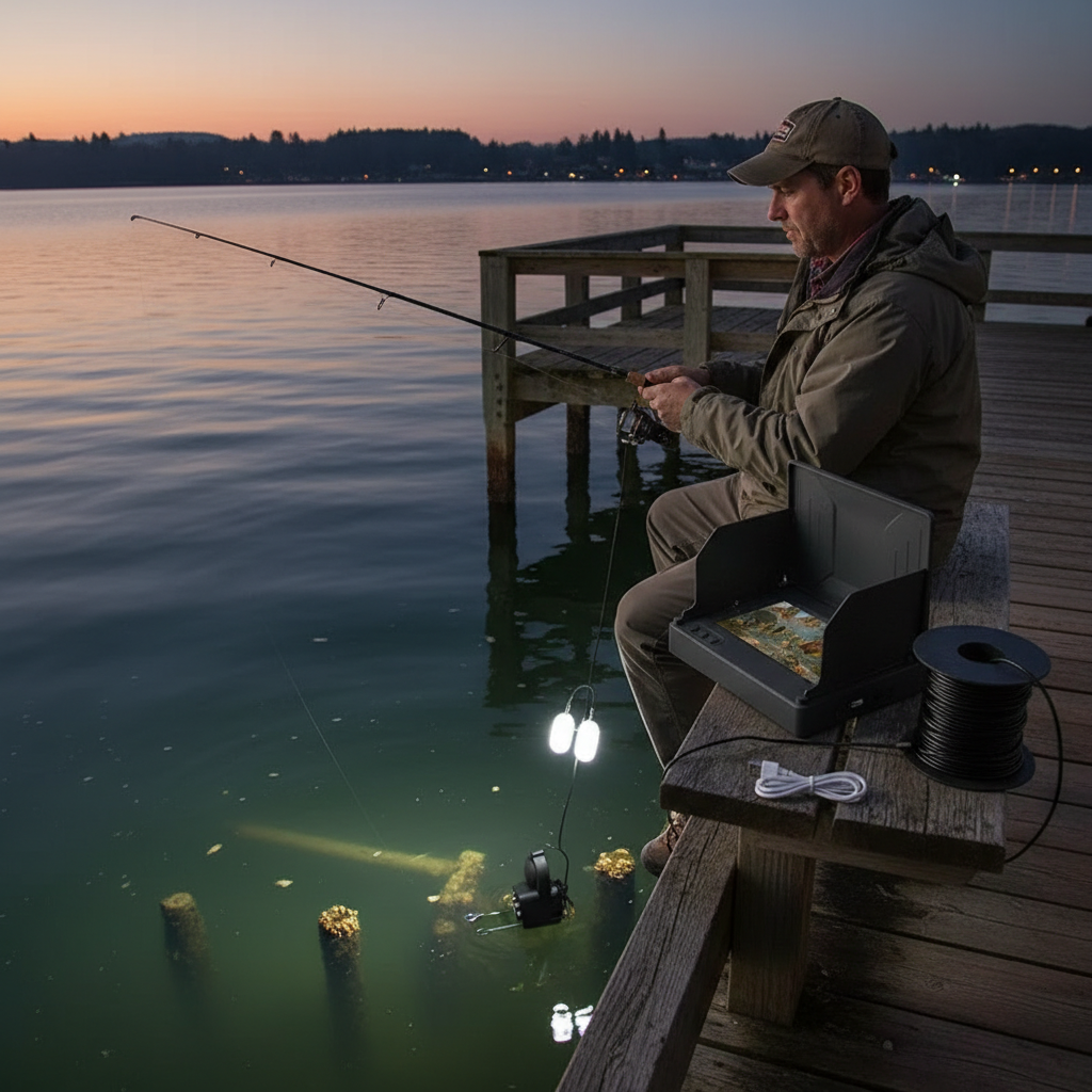 4.3 Inch HD Underwater Fishing Camera With Night Vision