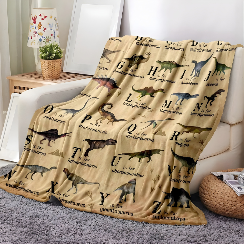  Fish Pattern Flannel Blanket