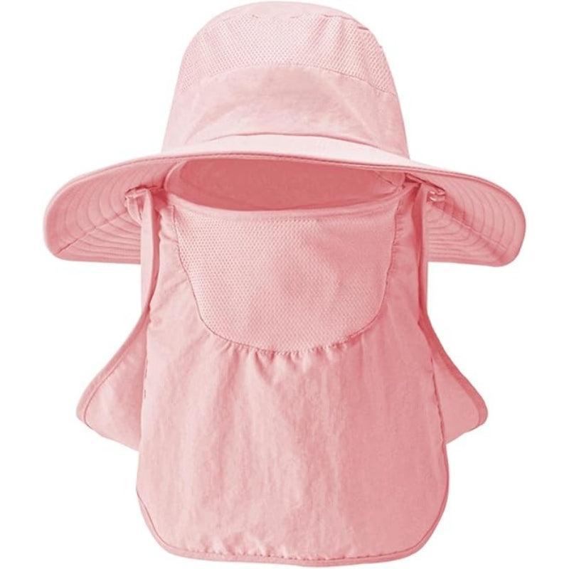 Detachable Wide Brim Fishing Hat – UPF 50+ Sun Shield & Comfort-USA Fish Bait