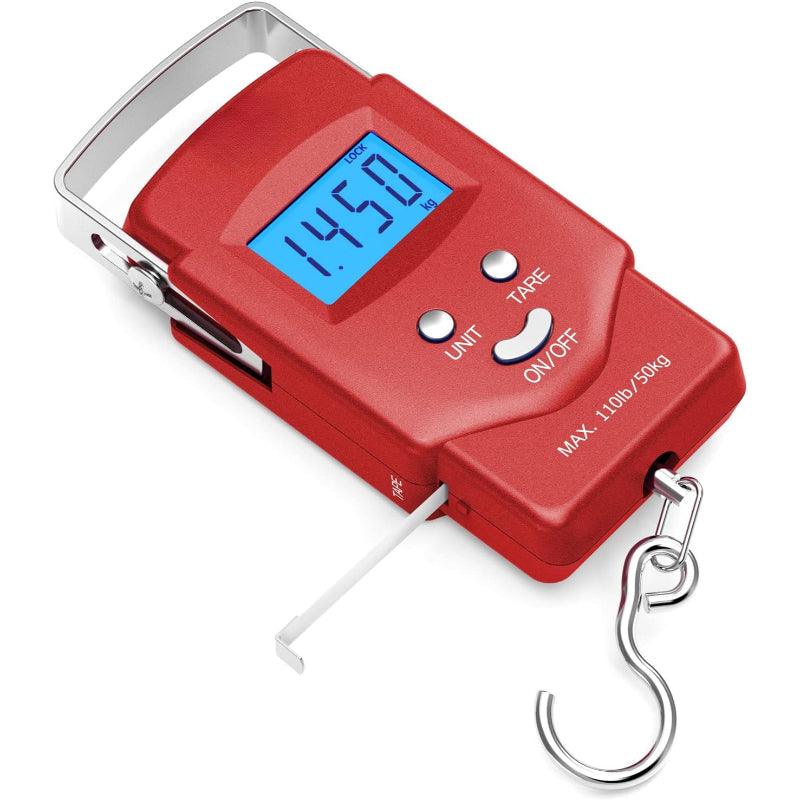 Digital Weighing Scale With LCD Display And Built In Measuring Tape-USA Fish Bait