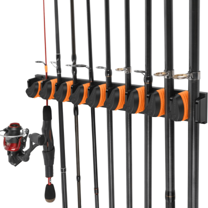 Fishing Rod Holder Mounted Storage Rack For Fishing Gear Organization-USA Fish Bait