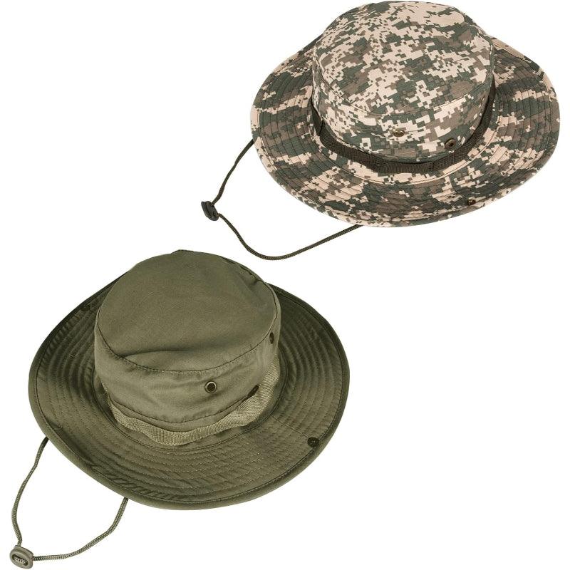Foldable Pack of 2 Boonie Hats – UPF 50+ Sun Protection-USA Fish Bait