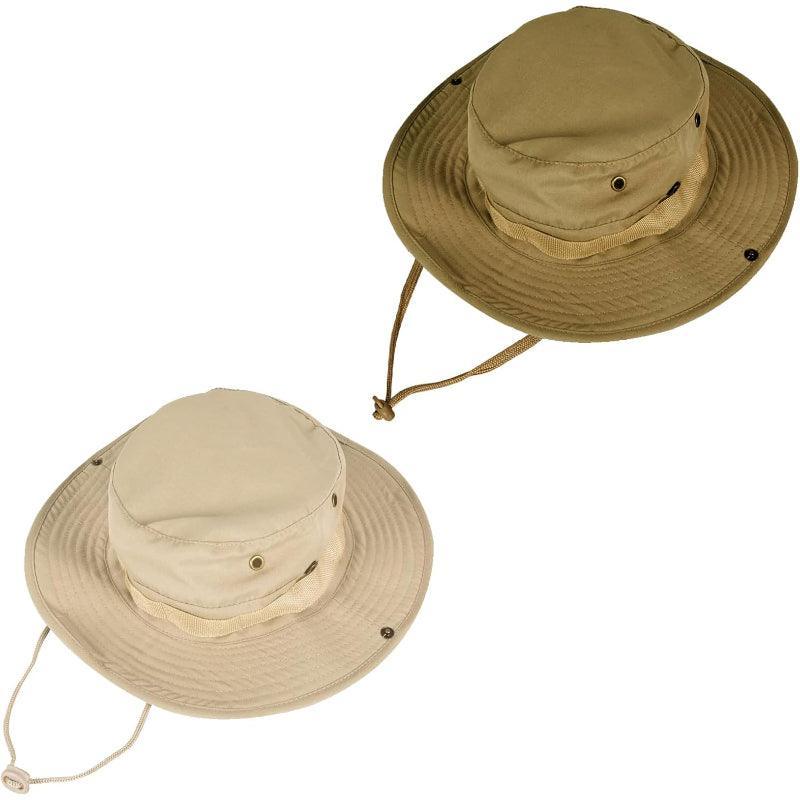 Foldable Pack of 2 Boonie Hats – UPF 50+ Sun Protection-USA Fish Bait