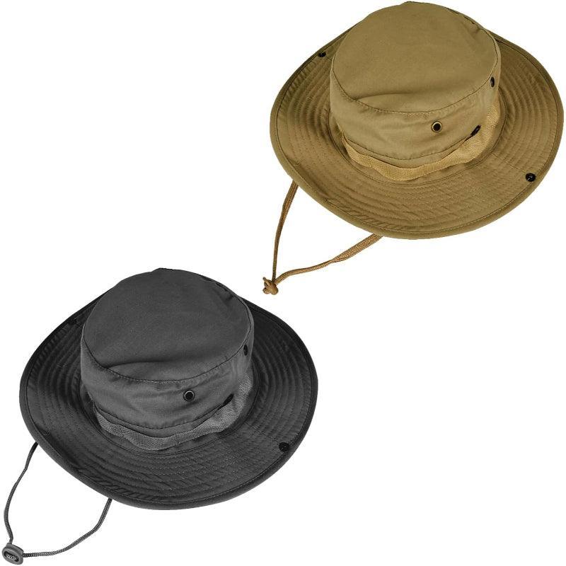 Foldable Pack of 2 Boonie Hats – UPF 50+ Sun Protection-USA Fish Bait