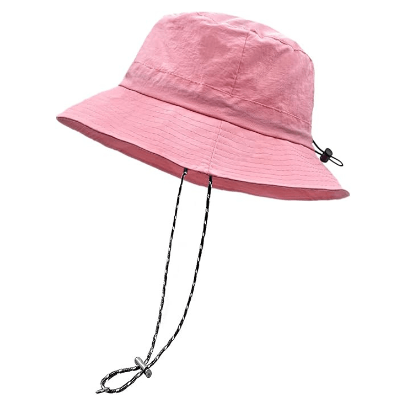 Lightweight Adjustable Bucket Hat - With Strap-USA Fish Bait