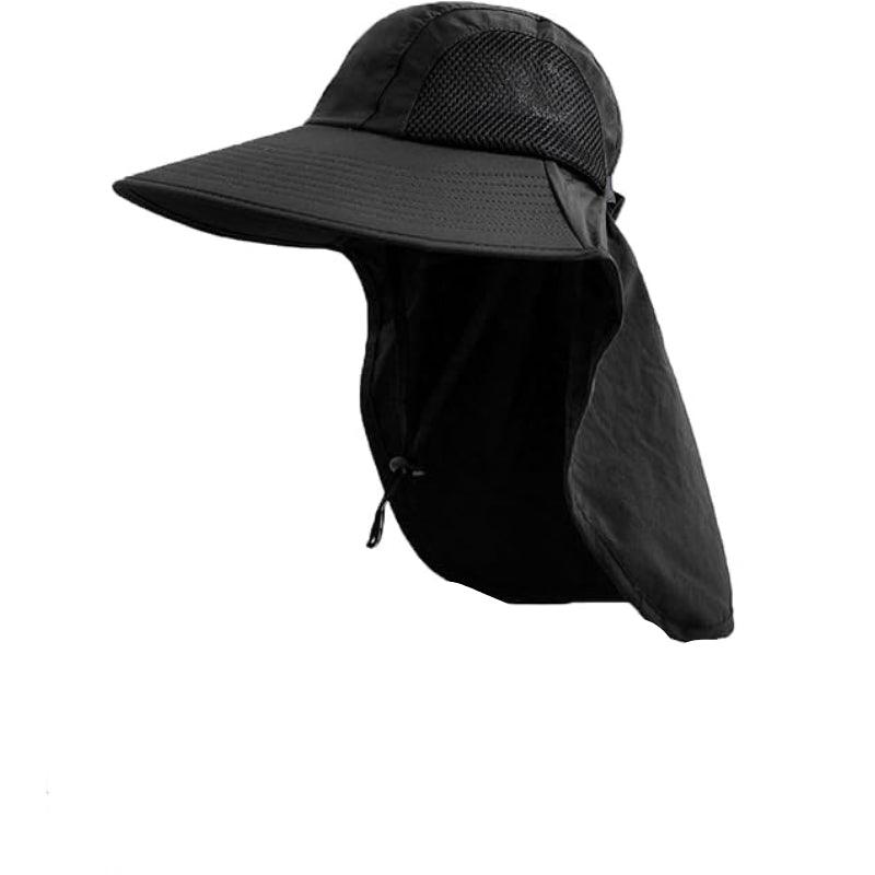 Lightweight And Foldable Design Wide Brim Outdoor Hat-USA Fish Bait