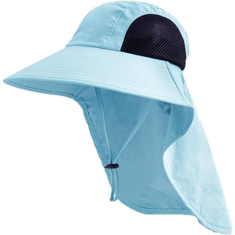 Lightweight And Foldable Design Wide Brim Outdoor Hat-USA Fish Bait