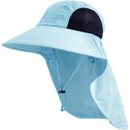 Lightweight And Foldable Design Wide Brim Outdoor Hat-USA Fish Bait