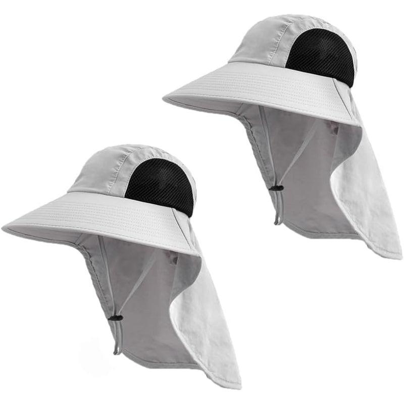 Pack of 2 Foldable Outdoor Hat Outdoor Hats for Sun Protection-USA Fish Bait