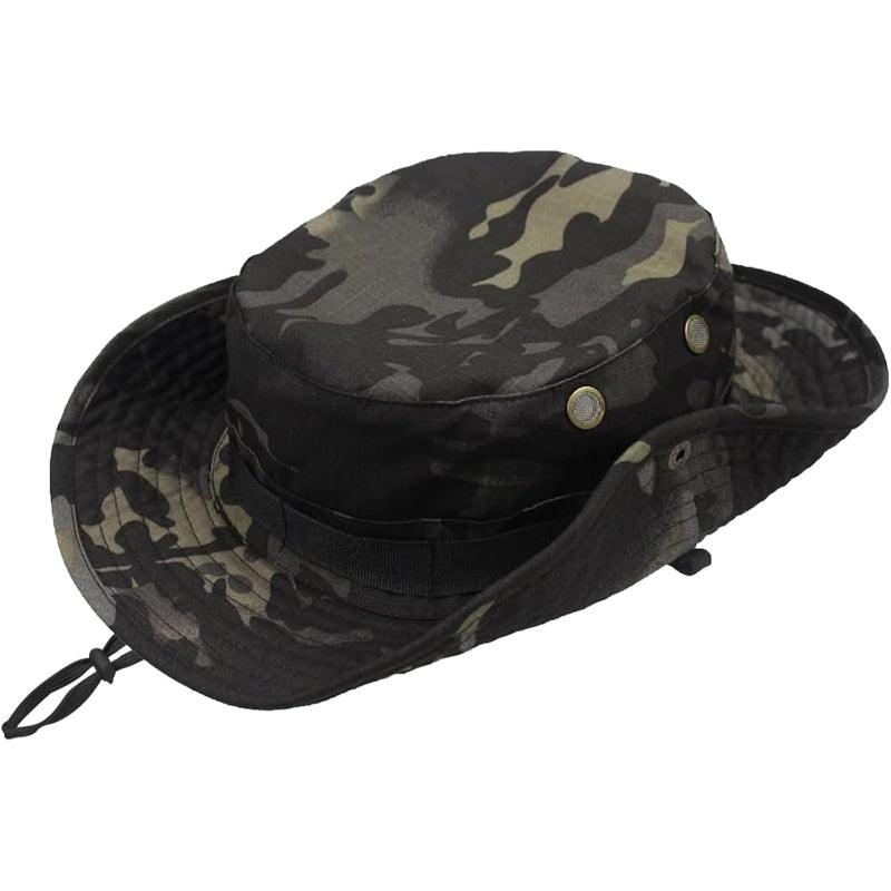Patterned Foldable Boonie Hat-USA Fish Bait