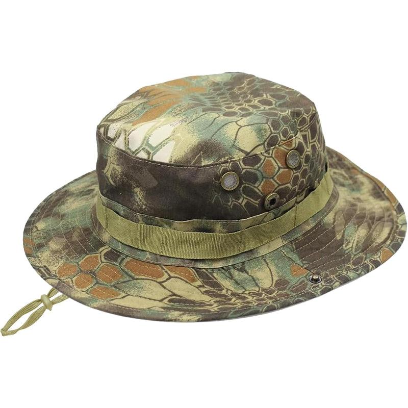Patterned Foldable Boonie Hat-USA Fish Bait