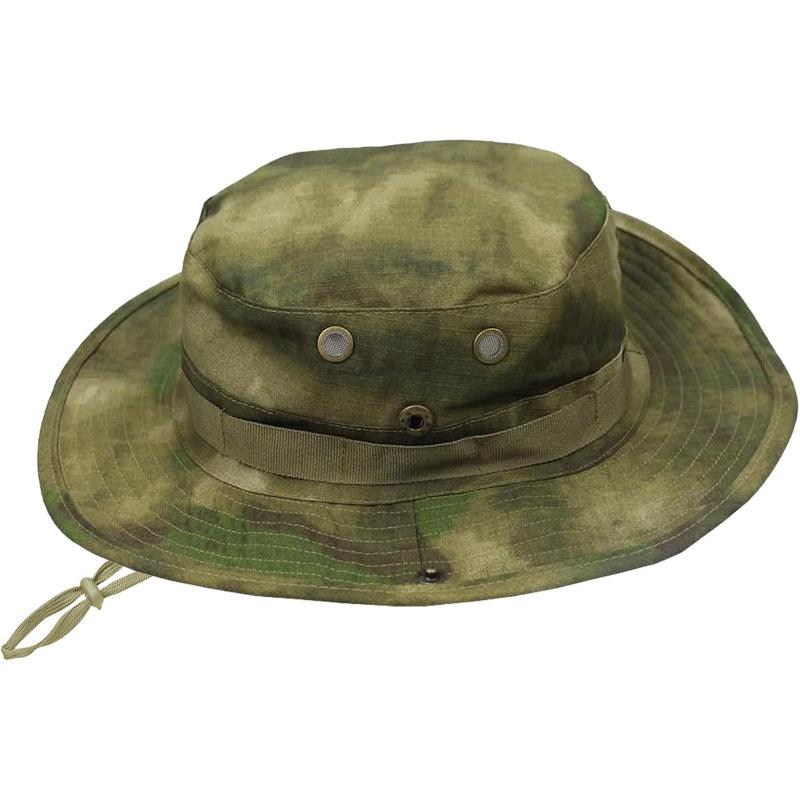 Patterned Foldable Boonie Hat-USA Fish Bait