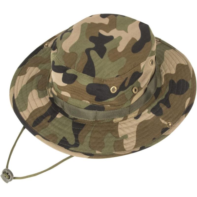 Patterned Foldable Boonie Hat-USA Fish Bait