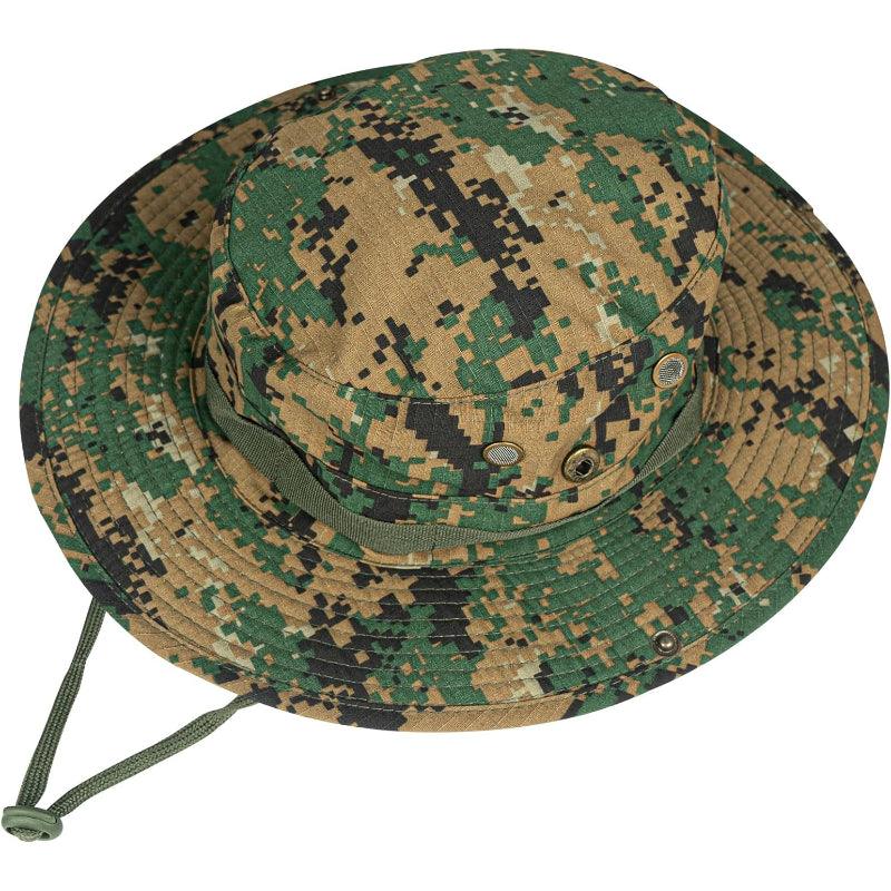 Patterned Foldable Boonie Hat-USA Fish Bait