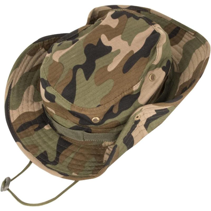 Patterned Foldable Boonie Hat-USA Fish Bait