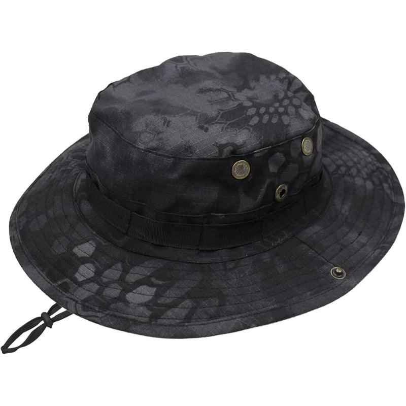 Patterned Foldable Boonie Hat-USA Fish Bait