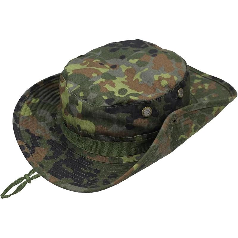 Patterned Foldable Boonie Hat-USA Fish Bait