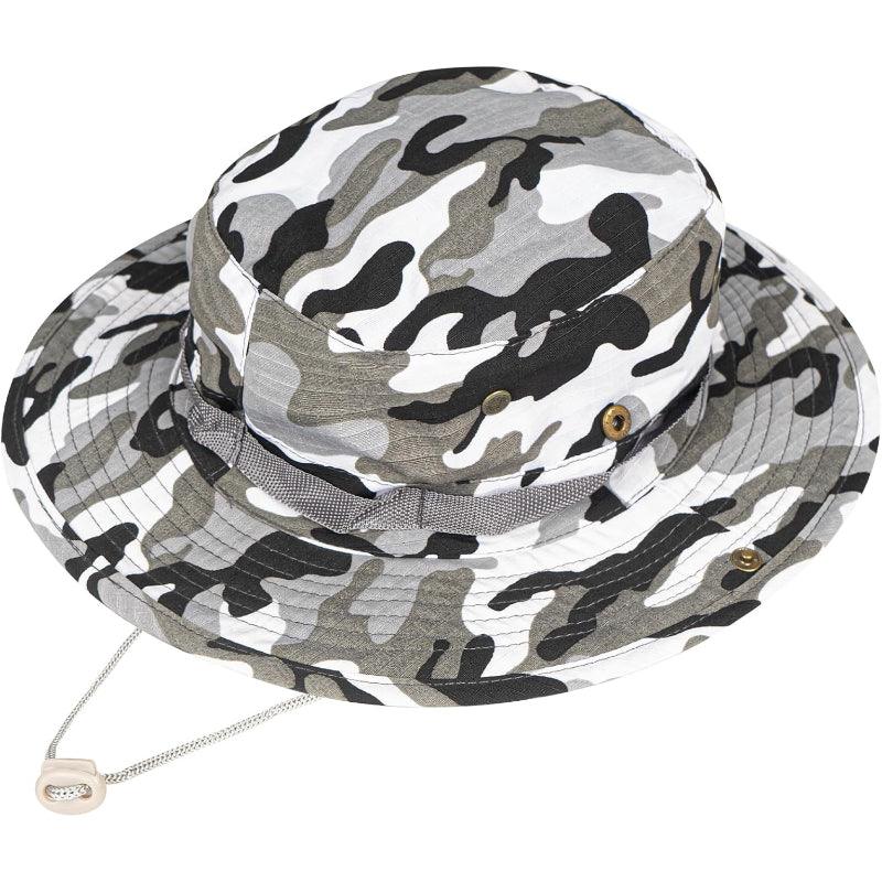 Patterned Foldable Boonie Hat-USA Fish Bait