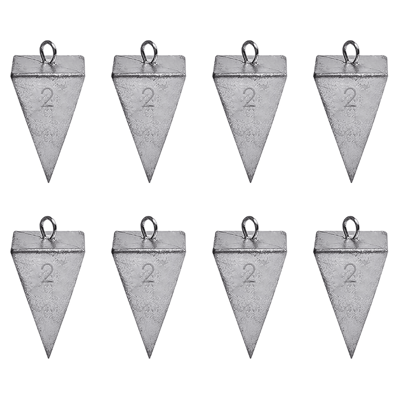 Pyramid Fishing Sinkers For Water Fishing Stability-USA Fish Bait